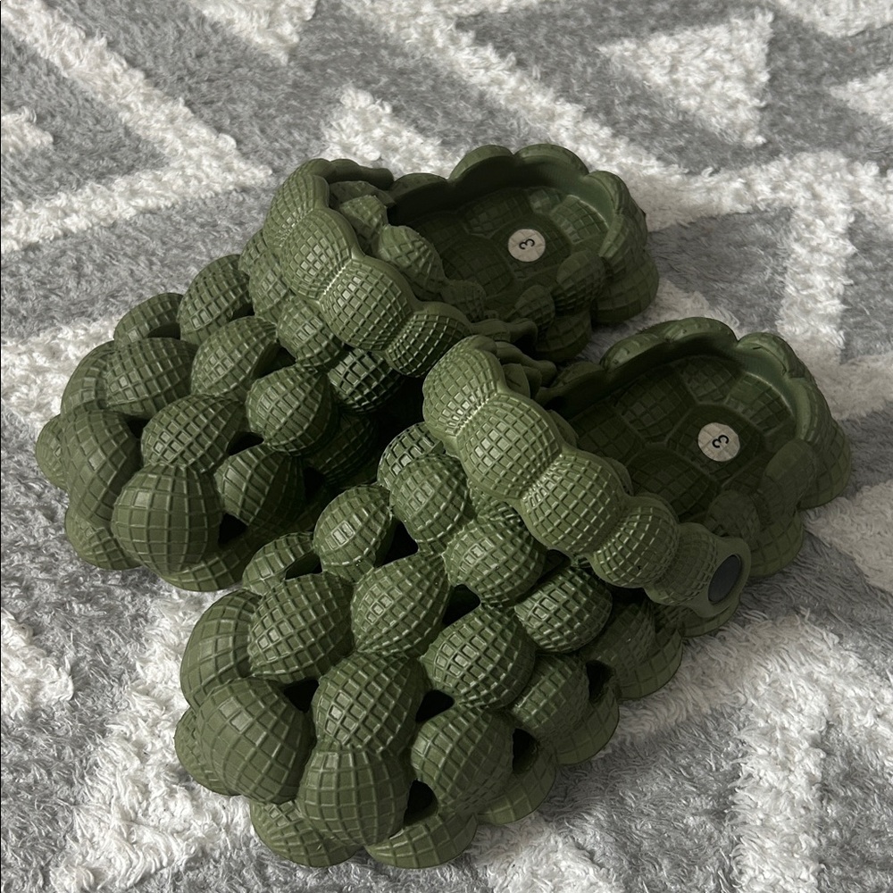 Green Bubble Slides
